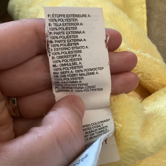 The North Face bright yellow scarf unisex - Picture 6 of 6